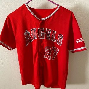 Youth Angels Baseball Jersey